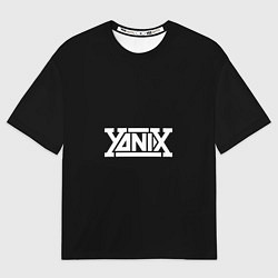 Футболка оверсайз мужская Yanix надпись, цвет: 3D-принт
