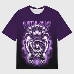 Футболка оверсайз мужская Магическая битва проклятие, цвет: 3D-принт