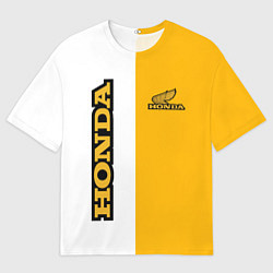 Футболка оверсайз мужская Honda sign, цвет: 3D-принт