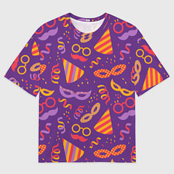 Мужская футболка оверсайз Маскарад