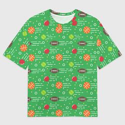 Футболка оверсайз мужская Спортивная жизнь, цвет: 3D-принт