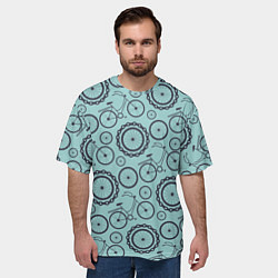 Футболка оверсайз мужская Любитель велика, цвет: 3D-принт — фото 2