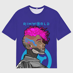 Футболка оверсайз мужская RimWorld персонаж, цвет: 3D-принт