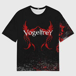 Футболка оверсайз мужская Vogelfrey, цвет: 3D-принт