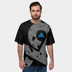 Футболка оверсайз мужская Форма Cloud 9 black, цвет: 3D-принт — фото 2