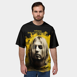 Футболка оверсайз мужская Nirvana Graffiti, цвет: 3D-принт — фото 2