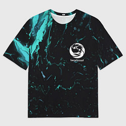 Футболка оверсайз мужская Beastcoast абстракт, цвет: 3D-принт