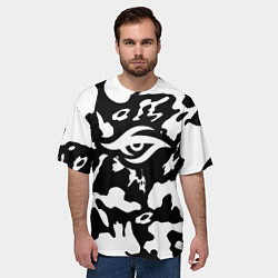 Футболка оверсайз мужская Форма Team Secret абстракт, цвет: 3D-принт — фото 2