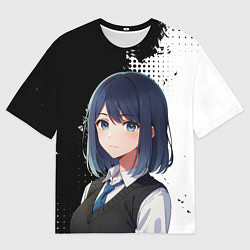 Мужская футболка оверсайз Звездное дитя - аканэ