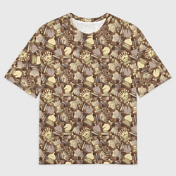 Мужская футболка оверсайз Шахматный Король - Chess