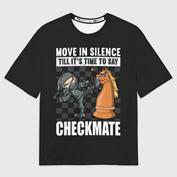 Мужская футболка оверсайз Checkmat от ниндзя