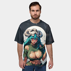 Футболка оверсайз мужская Нелл из Блича, цвет: 3D-принт — фото 2