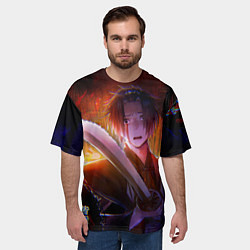Футболка оверсайз мужская Сюгэн Ямада Адский рай, цвет: 3D-принт — фото 2