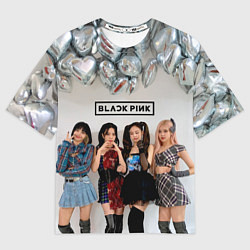 Футболка оверсайз мужская Blackpink girls, цвет: 3D-принт