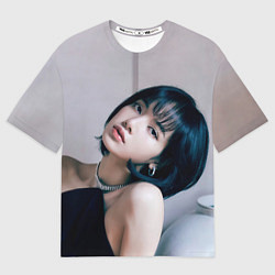 Футболка оверсайз мужская Lisa Blackpink, цвет: 3D-принт
