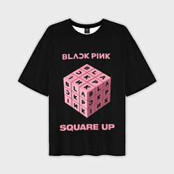 Мужская футболка оверсайз Blackpink Square up