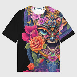 Футболка оверсайз мужская Irezumi - Japan - tattoo, цвет: 3D-принт