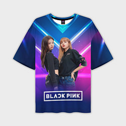 Футболка оверсайз мужская Blackpink neon, цвет: 3D-принт