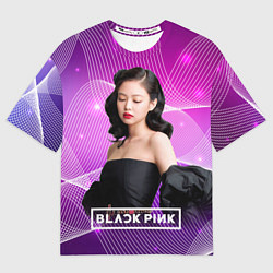 Футболка оверсайз мужская BlackPink Jennie, цвет: 3D-принт