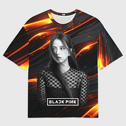 Футболка оверсайз мужская Jisoo gold, цвет: 3D-принт