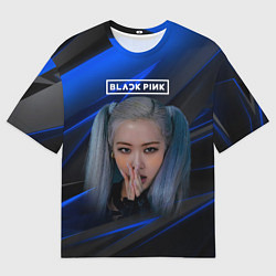Мужская футболка оверсайз Rose Blackpink kpop