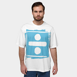 Футболка оверсайз мужская Ed Sheeran Divide, цвет: 3D-принт — фото 2