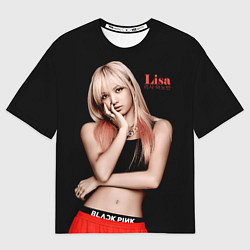 Футболка оверсайз мужская Blackpink Lisa Manoban, цвет: 3D-принт