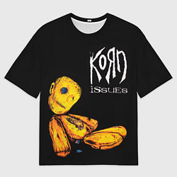 Футболка оверсайз мужская Korn - issues, цвет: 3D-принт