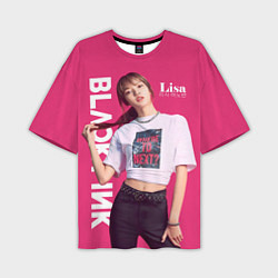 Футболка оверсайз мужская Blackpink Beautiful Lisa, цвет: 3D-принт