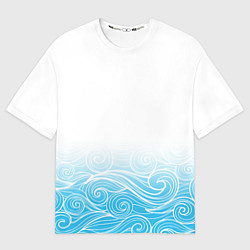 Мужская футболка оверсайз Гинтама текстура