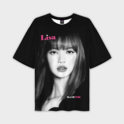 Футболка оверсайз мужская Blackpink Lisa Portrait, цвет: 3D-принт