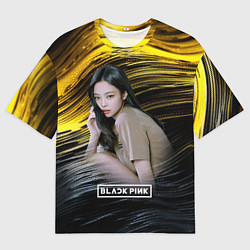 Мужская футболка оверсайз Blackpink Jennie