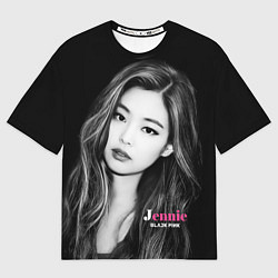 Футболка оверсайз мужская Jennie Kim Blackpink, цвет: 3D-принт