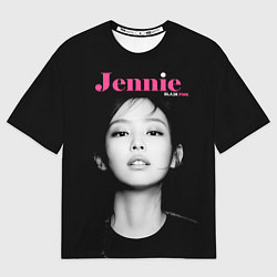Футболка оверсайз мужская Blackpink Jennie Portrait, цвет: 3D-принт