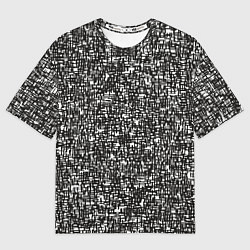 Мужская футболка оверсайз Art black