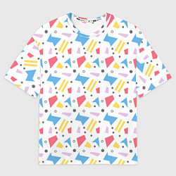 Мужская футболка оверсайз Bright figures