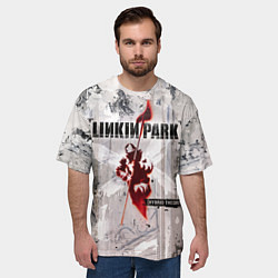Футболка оверсайз мужская Linkin Park Hybrid Theory, цвет: 3D-принт — фото 2