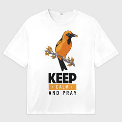 Мужская футболка оверсайз Всегда спокоен