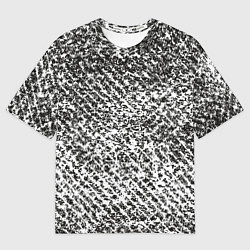 Футболка оверсайз мужская Black white style, цвет: 3D-принт