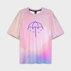 Футболка оверсайз мужская Bring Me The Horizon Umbrella, цвет: 3D-принт
