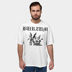 Футболка оверсайз мужская Burzum Gnoms Edition, цвет: 3D-принт — фото 2