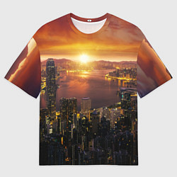 Мужская футболка оверсайз Китай - Гон конг