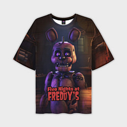 Футболка оверсайз мужская Five Nights at Freddys Bonnie, цвет: 3D-принт