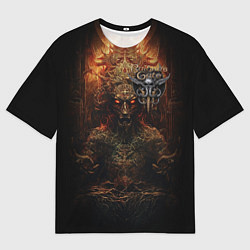 Футболка оверсайз мужская Baldurs Gate 3 theme, цвет: 3D-принт