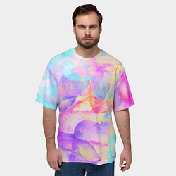 Футболка оверсайз мужская Магическая абстракция узор, цвет: 3D-принт — фото 2
