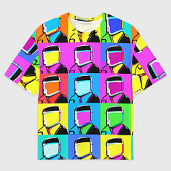 Мужская футболка оверсайз Pop art - abstraction - vogue