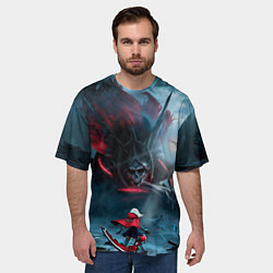 Футболка оверсайз мужская God Eater, цвет: 3D-принт — фото 2