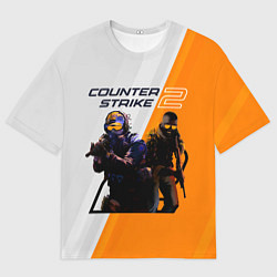 Футболка оверсайз мужская CS 2, цвет: 3D-принт