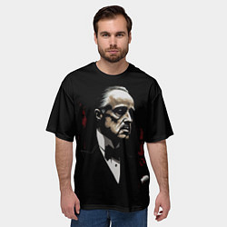 Футболка оверсайз мужская Крестный отец, цвет: 3D-принт — фото 2