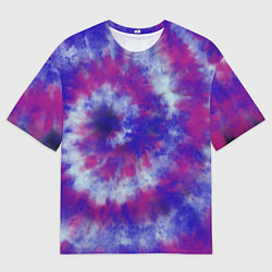 Мужская футболка оверсайз Tie-Dye дизайн